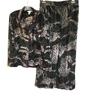 Pajamas Sofia Vergara Intimates Velvety Leopard Large
